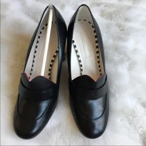 Lulu Guinness Carine Blk Leather Shoes