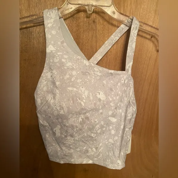 Lululemon Terrazzo Marble Court Rival HR skirt &amp; Everlux Asymmetrical Tank- NWT
