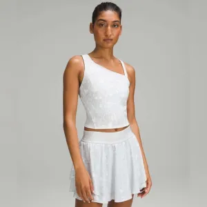 Lululemon Terrazzo Marble Court Rival HR skirt &amp; Everlux Asymmetrical Tank- NWT
