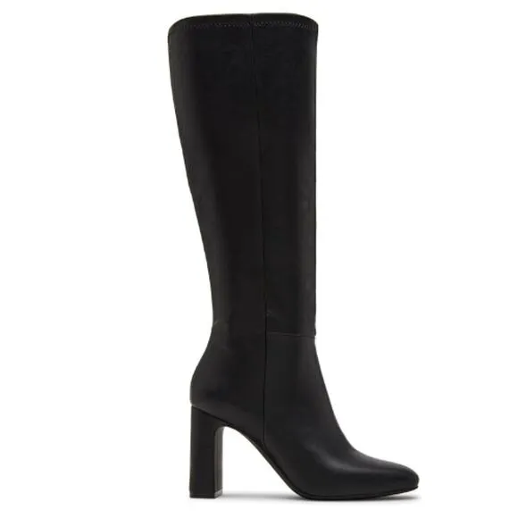 Madden Girl Wisee Black Vegan Leather Boots New in Box Size 7.5
