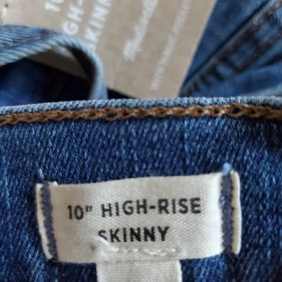 Madewell 10&quot; High Rise Skinny Jeans in Leavitt Wash Style M6234