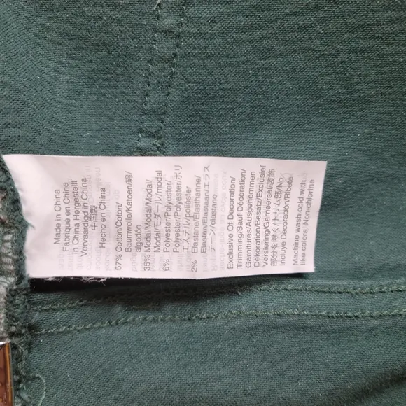 Madewell 9&quot; Mid-Rise Skinny Jeans Green Size 26