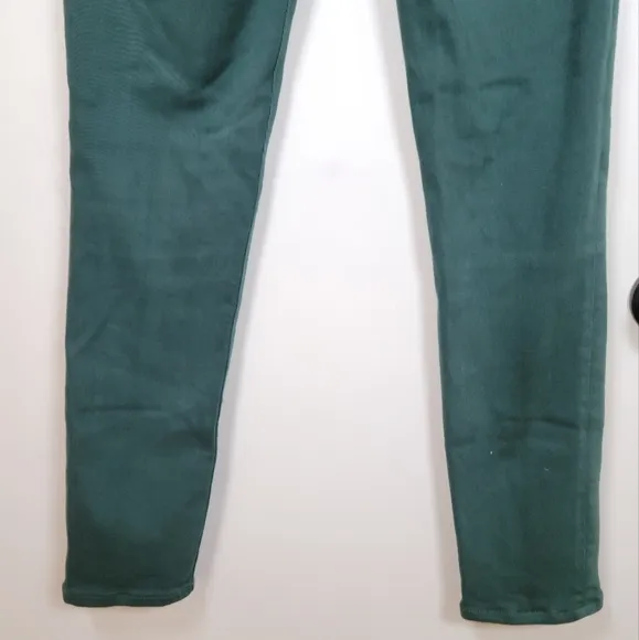 Madewell 9&quot; Mid-Rise Skinny Jeans Green Size 26
