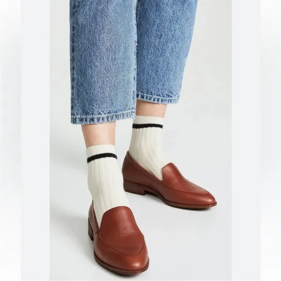 MADEWELL Frances cognac Classic Leather Loafer