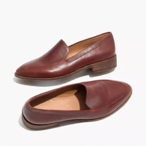 MADEWELL Frances cognac Classic Leather Loafer