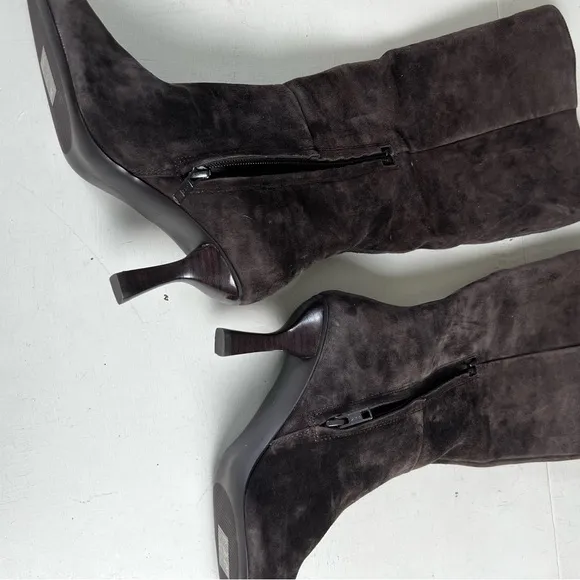 MADEWELL- The Justine Knee Boot with Extended Calf Dark Carob Date Night Out