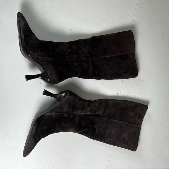 MADEWELL- The Justine Knee Boot with Extended Calf Dark Carob Date Night Out