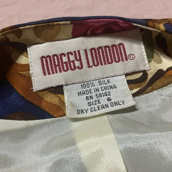 Maggy London Silk Skirt Set