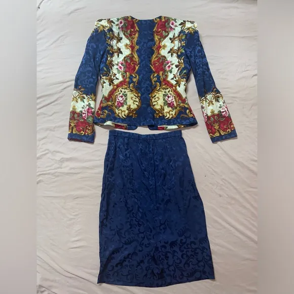 Maggy London Silk Skirt Set