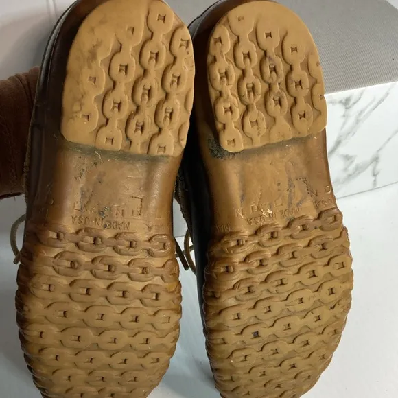Maine hunting shoes vintage L. L. Bean. No size. 9 3/8 insole. Modern 7.5 B16