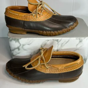 Maine hunting shoes vintage L. L. Bean. No size. 9 3/8 insole. Modern 7.5 B16