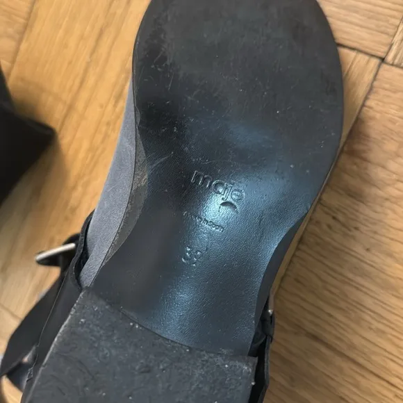 MAJE Blue Combat Boots Booties Size 39