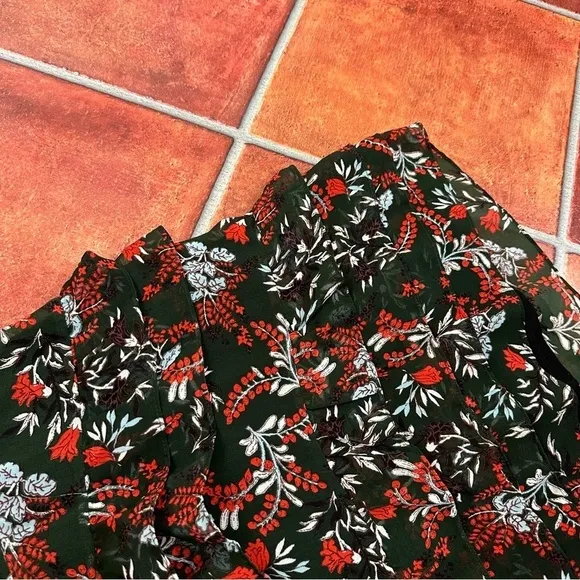 Maje Jerkita Floral-Print Crepe Mini Skirt in Imprime