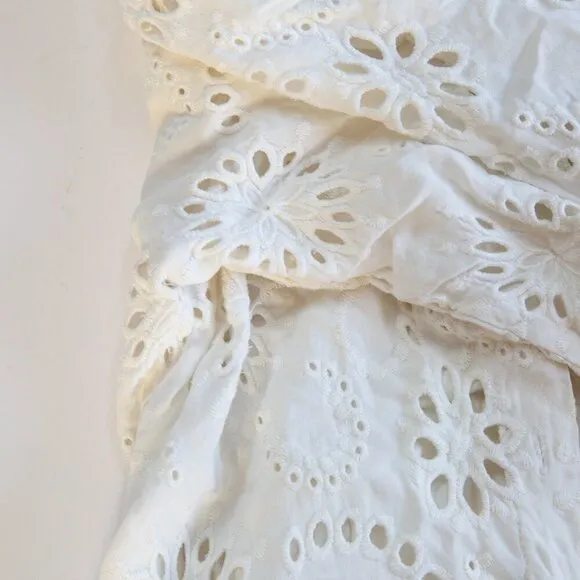 Maje Rapala Eyelet Mini Dress