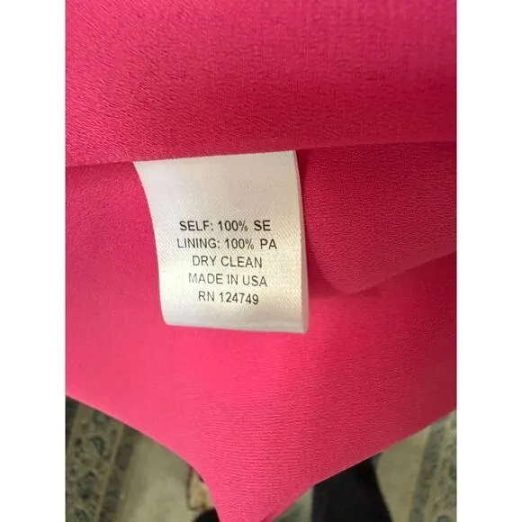 Mara Hoffman Woven Silk Twist Halter Mini Dress In Hot Pink 2