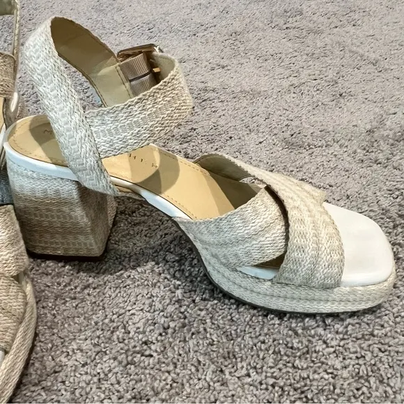 Marc Fisher LTD. Gemmie Strappy Espadrille Platform Sandals Size: 6M