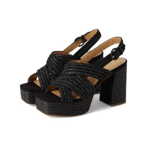 Marc Fisher Shoes Caddy Black Heeled Sandals