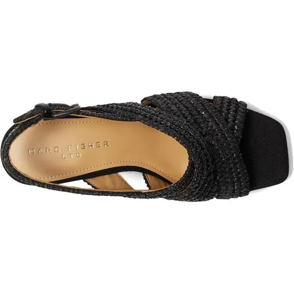 Marc Fisher Shoes Caddy Black Heeled Sandals