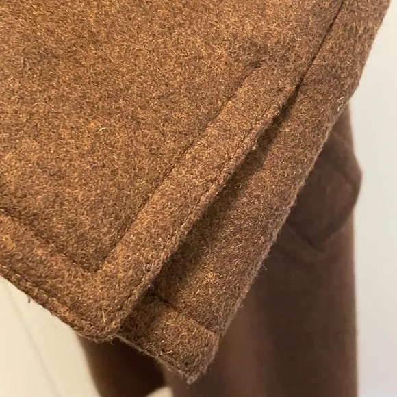 MARNI BROWN WOOL MAXI COAT