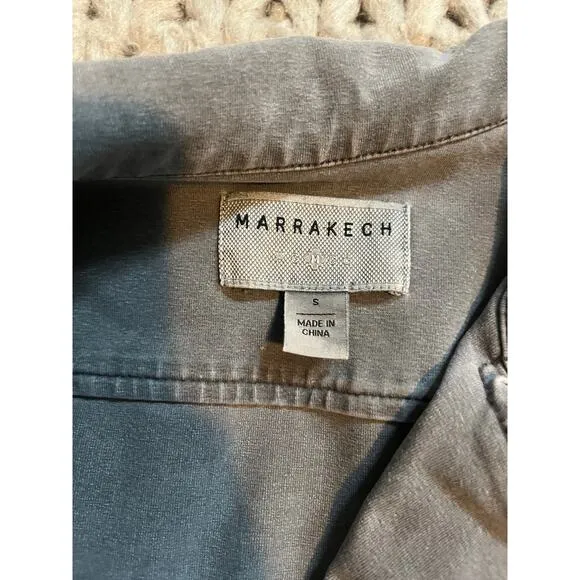 Marrakech rider moto jacket gray size small