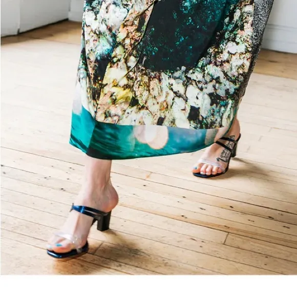 Maryam Nassir Zadeh - never worn -The Samantha Heel in Galaxy NEW - size 40 -