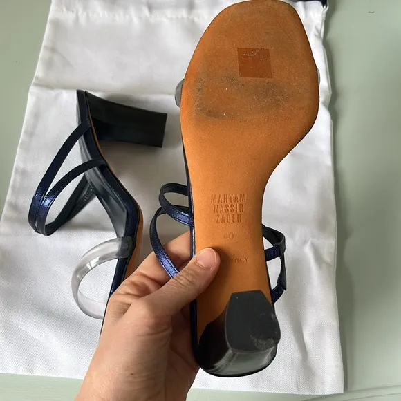 Maryam Nassir Zadeh - never worn -The Samantha Heel in Galaxy NEW - size 40 -