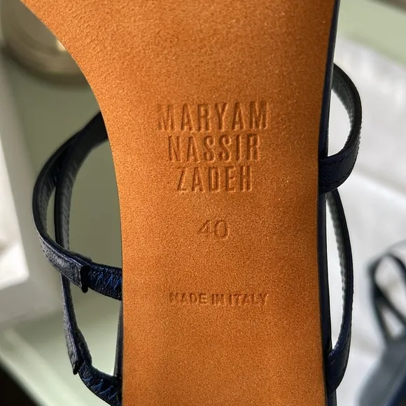 Maryam Nassir Zadeh - never worn -The Samantha Heel in Galaxy NEW - size 40 -
