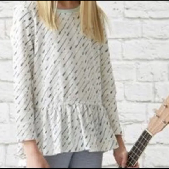 Matilda Jane Keeping Aim Arrow Top NWT SZ 8