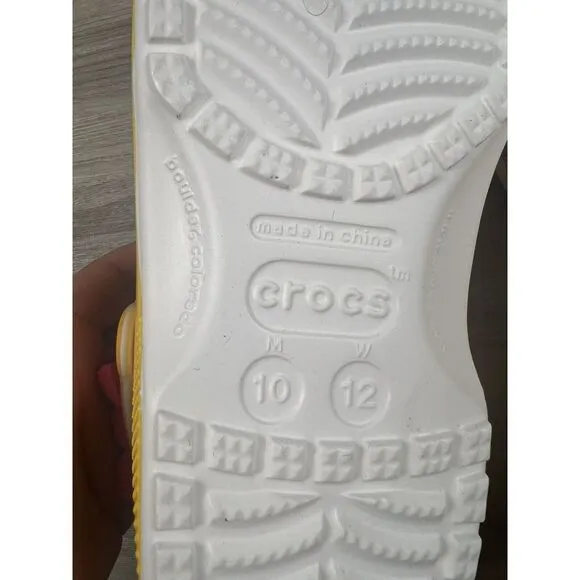 McDonald's × Crocs Classic Clog Birdie Yellow Mens Size 10/ Womens 12  208696-73