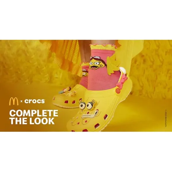 McDonald's × Crocs Classic Clog Birdie Yellow Mens Size 10/ Womens 12  208696-73