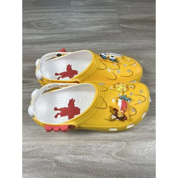 McDonald's × Crocs Classic Clog Birdie Yellow Mens Size 10/ Womens 12  208696-73