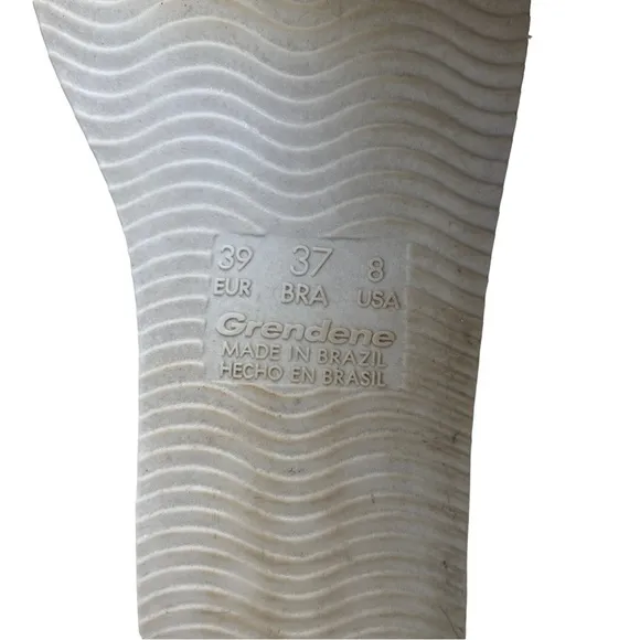 Melissa Music Clear Jelly High Top Women's Shoes 8