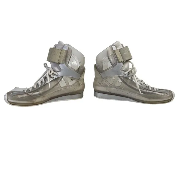 Melissa Music Clear Jelly High Top Women's Shoes 8