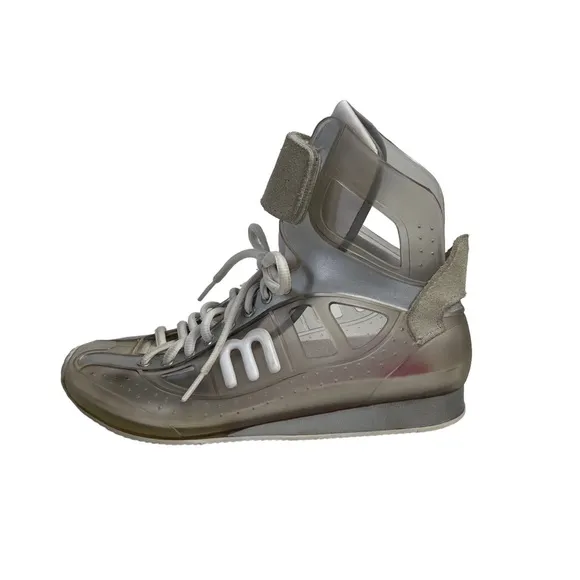 Melissa Music Clear Jelly High Top Women's Shoes 8