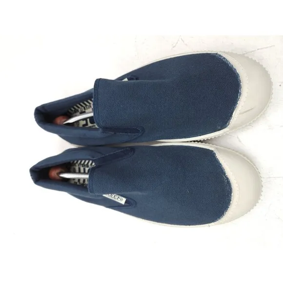 Men's 10.5 KEEN Hybrid Life Hope Canvas Slip On Sneakers Shoes Blue