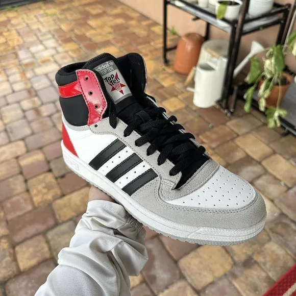 MEN’S Adidas Top Ten RB High Grey Scarlet FZ6197