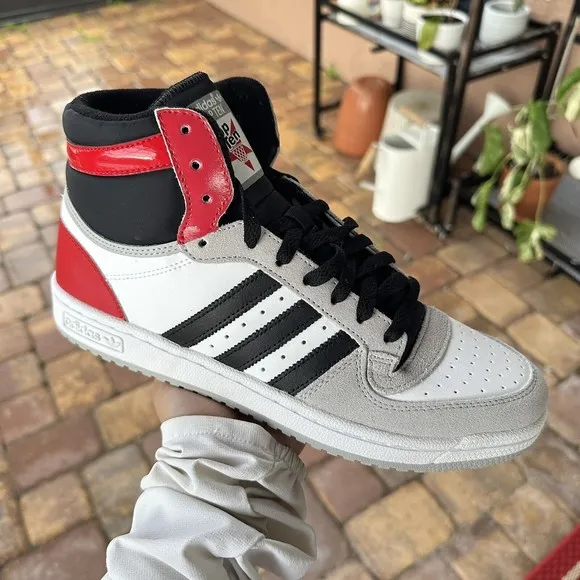 MEN’S Adidas Top Ten RB High Grey Scarlet FZ6197