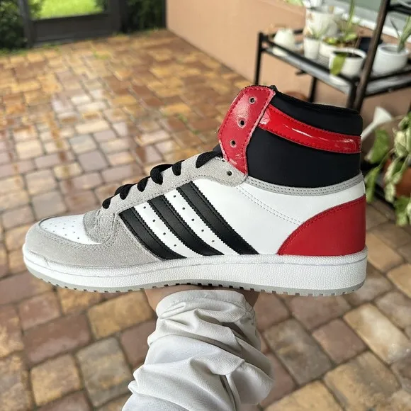 MEN’S Adidas Top Ten RB High Grey Scarlet FZ6197