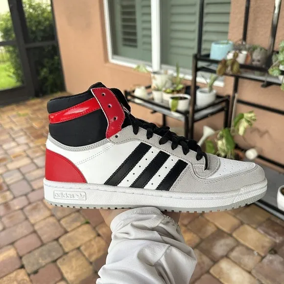 MEN’S Adidas Top Ten RB High Grey Scarlet FZ6197
