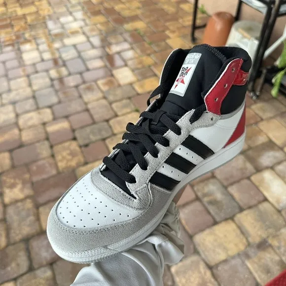 MEN’S Adidas Top Ten RB High Grey Scarlet FZ6197