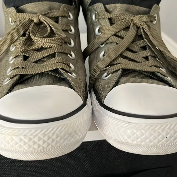 Men’s Chuck Taylor Olive Green Converse High Top Shoes
