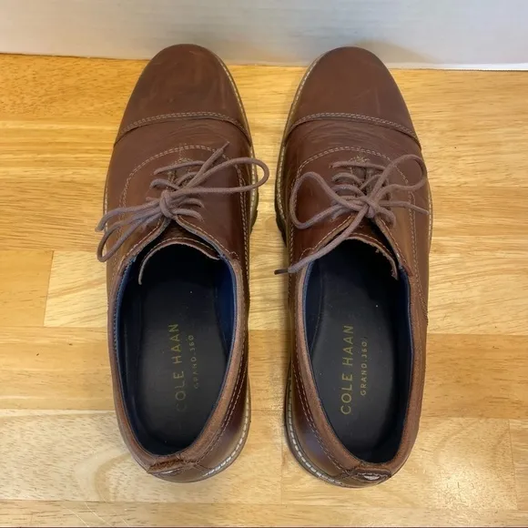 Mens Cole Haan Grand 360 Vintage Leather Shoes