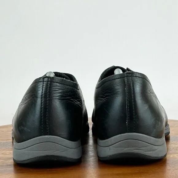 Mens Cole Haan NikeAir Black Leather Slip On Oxford‎ Dress Shoes Size 11 M GUC