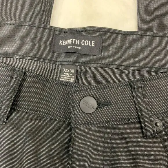Men’s Kenneth Cole New York black stretch denim jeans