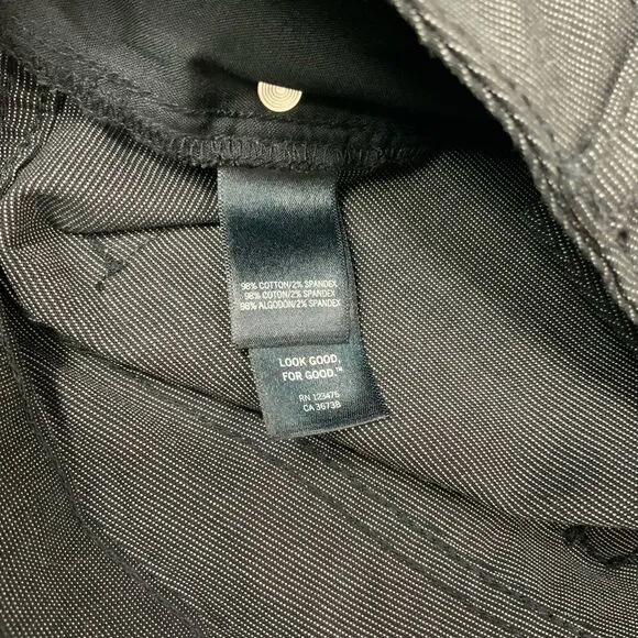 Men’s Kenneth Cole New York black stretch denim jeans