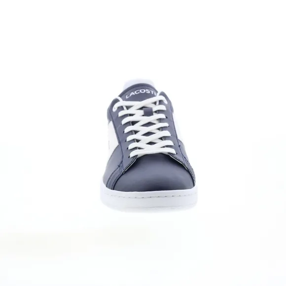 Mens Lacoste Sneakers Carnaby Pro Size CGR Bar Leather 12.5 NEW White Navy