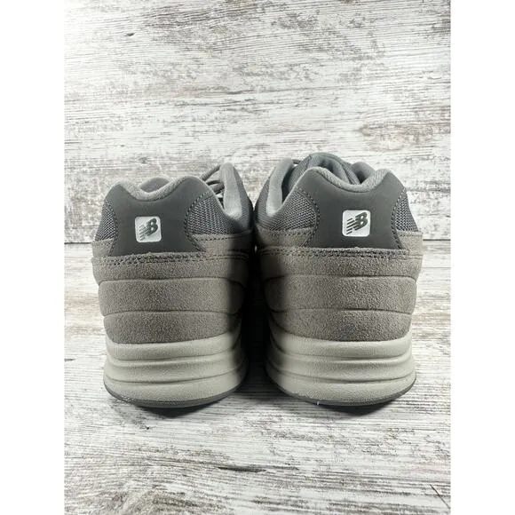 Men's New Balance 877 Gray Walking Shoes Sz 12D Athletic Gym EUC!