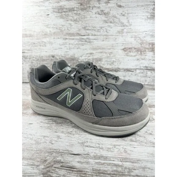 Men's New Balance 877 Gray Walking Shoes Sz 12D Athletic Gym EUC!