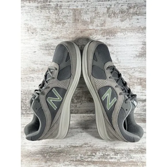 Men's New Balance 877 Gray Walking Shoes Sz 12D Athletic Gym EUC!