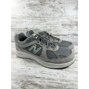 Men's New Balance 877 Gray Walking Shoes Sz 12D Athletic Gym EUC!